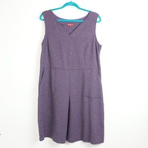 CAREER Sleeveless Fit Flare Dress POCKETS (X1)